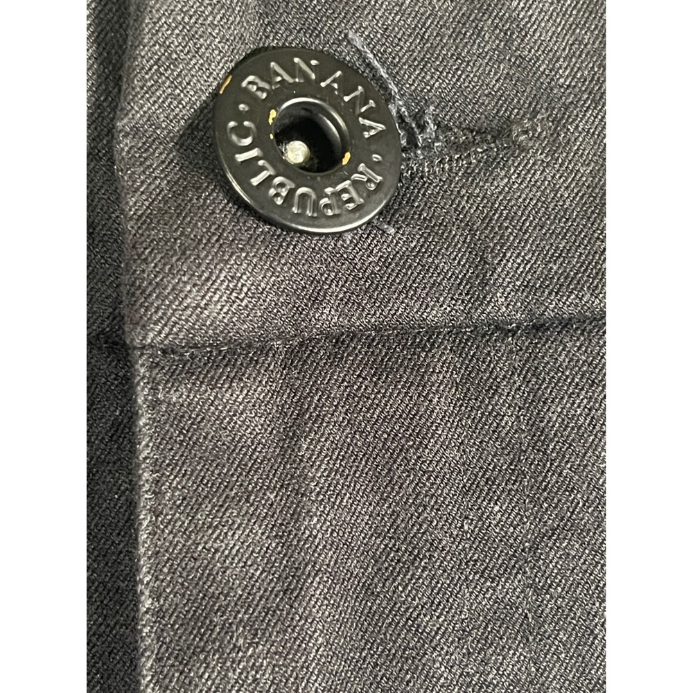 Banana Republic Womens Black Chino Stretch Pants Size 8 NLC2022C(S23) - Picture 4 of 13